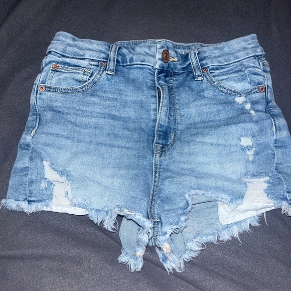 American Eagle Outfitters Pants - american eagle jean shorts light blue